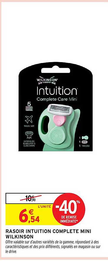 RASOIR INTUITION COMPLETE MINI WILKINSON