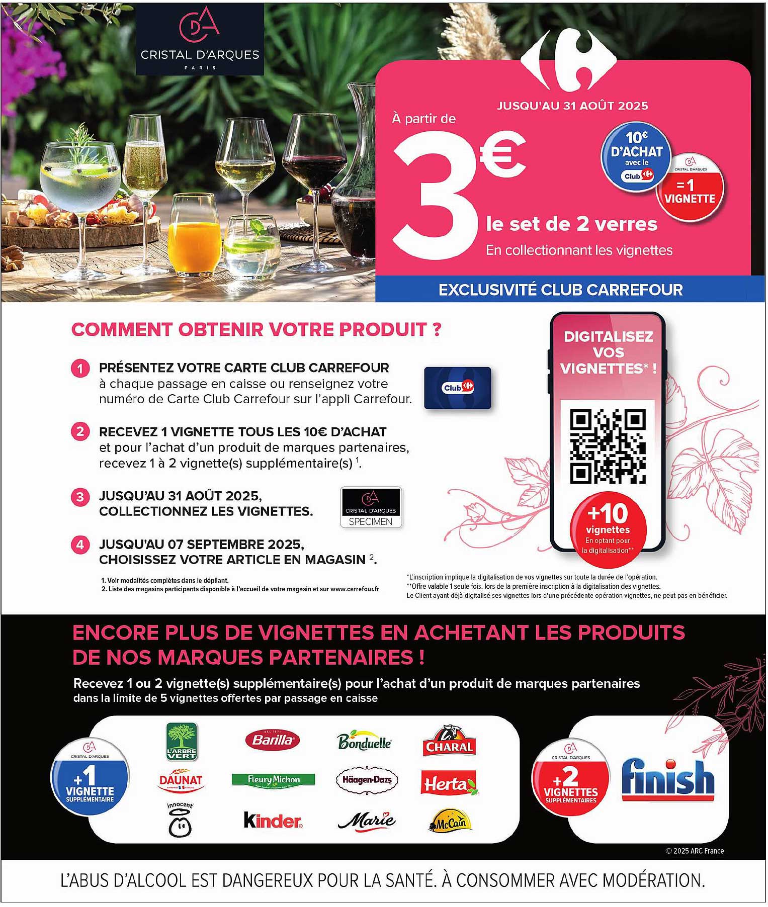 À partir de 3€ le set de 2 verres