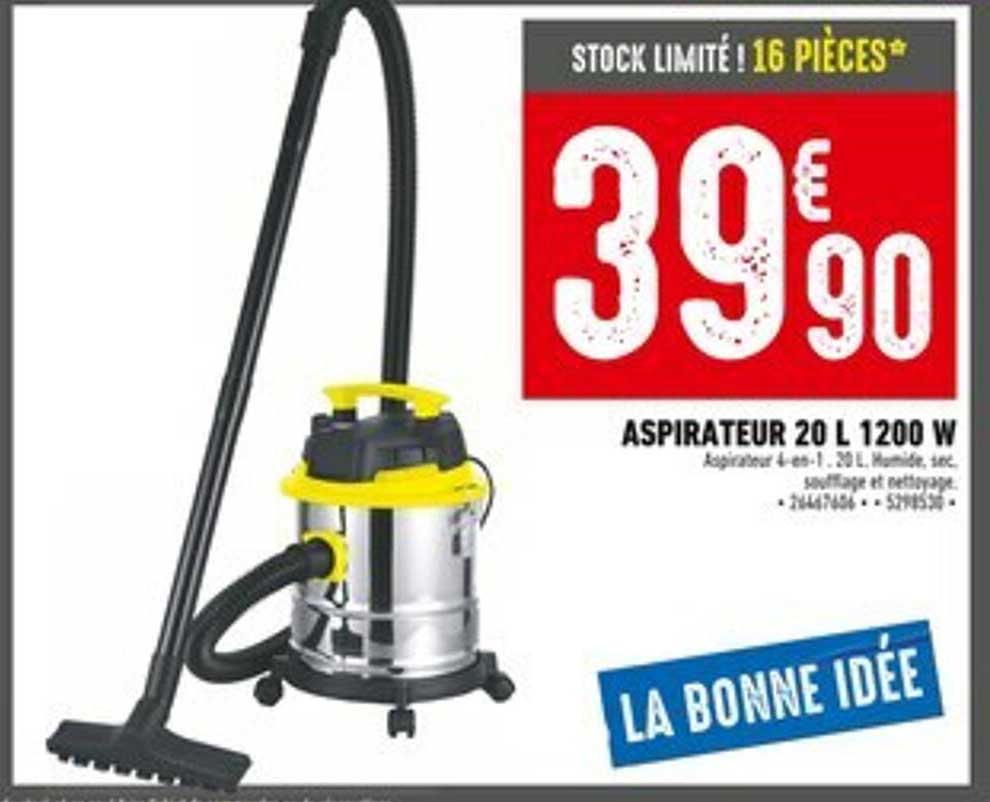 ASPIRATEUR 20 L 1200 W