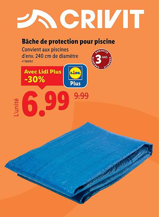 Bâche de protection pour piscine