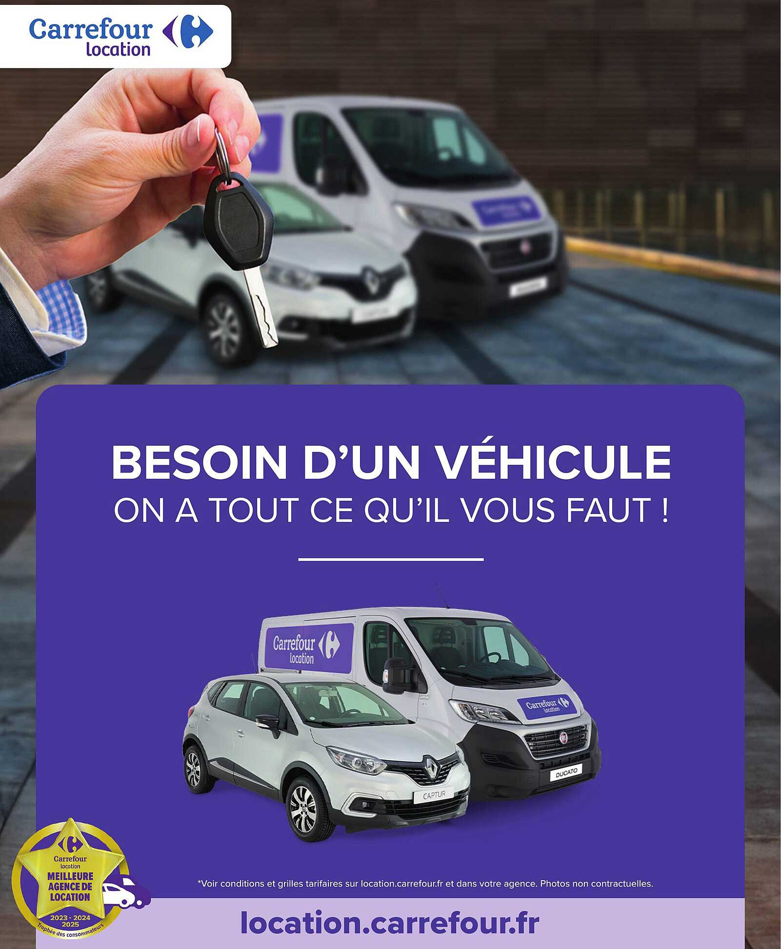 BESOIN D’UN VÉHICULE ON A TOUT CE QU’IL VOUS FAUT !
