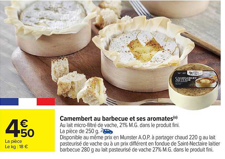 Camembert au barbecue et ses aromates