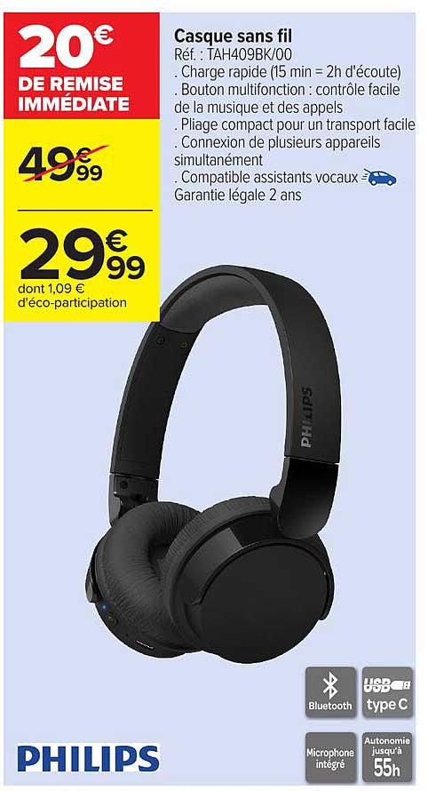 Casque sans fil