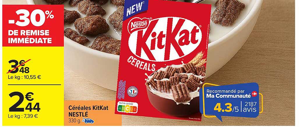Céréales KitKat NESTLÉ