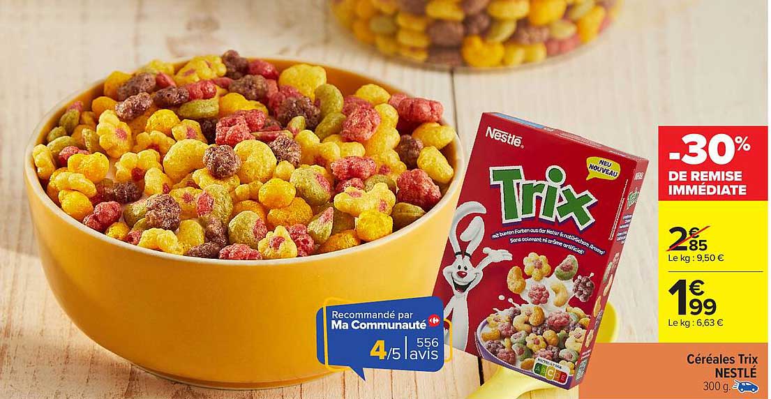 Céréales Trix NESTLÉ 300 g