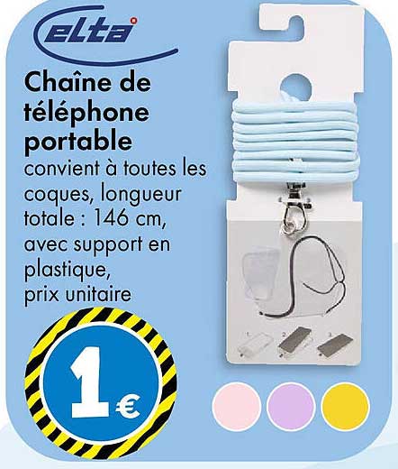 Chaine de téléphone portable