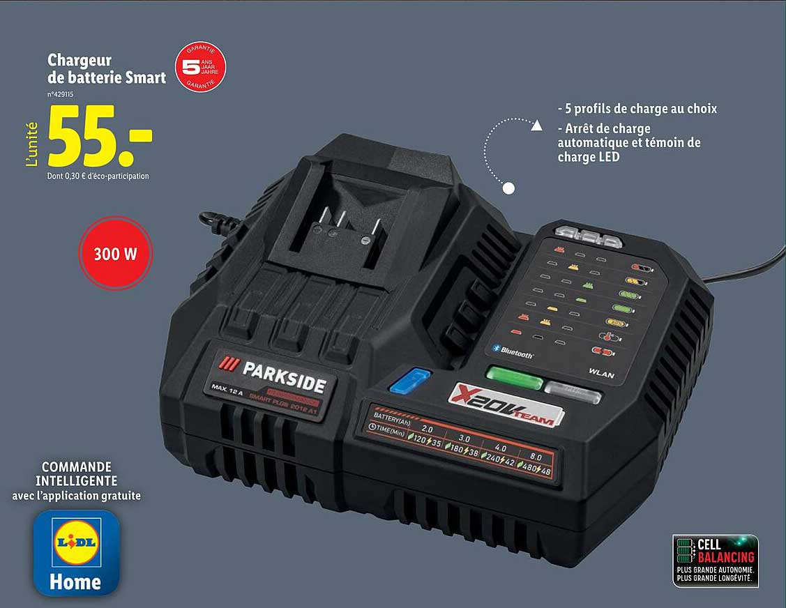 Chargeur de batterie Smart