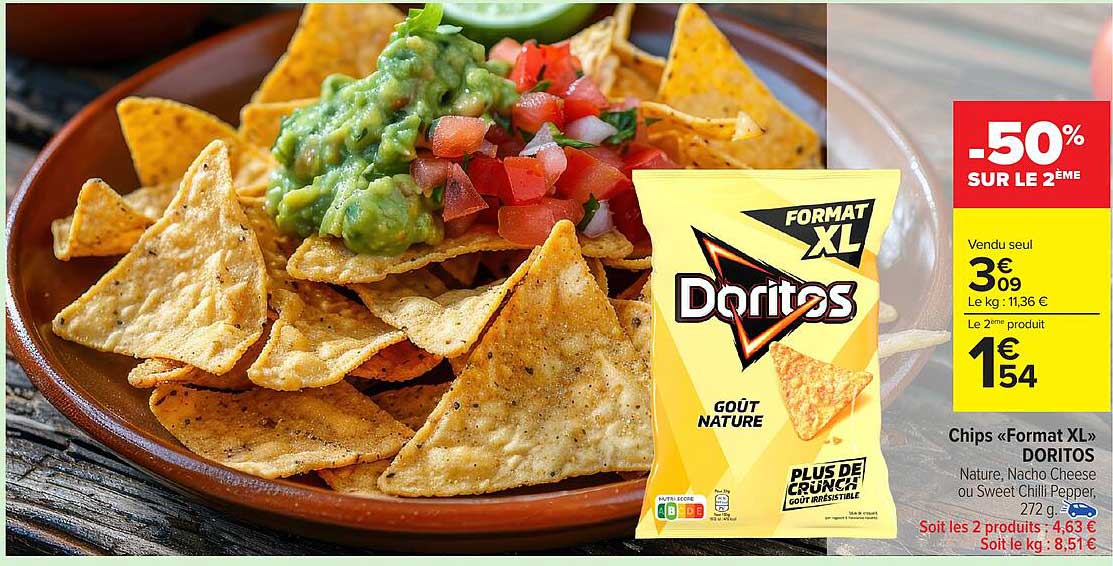 Chips «Format XL» DORITOS