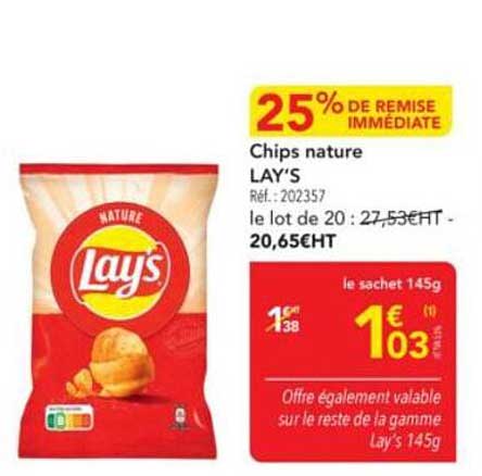 Chips nature LAY’S
