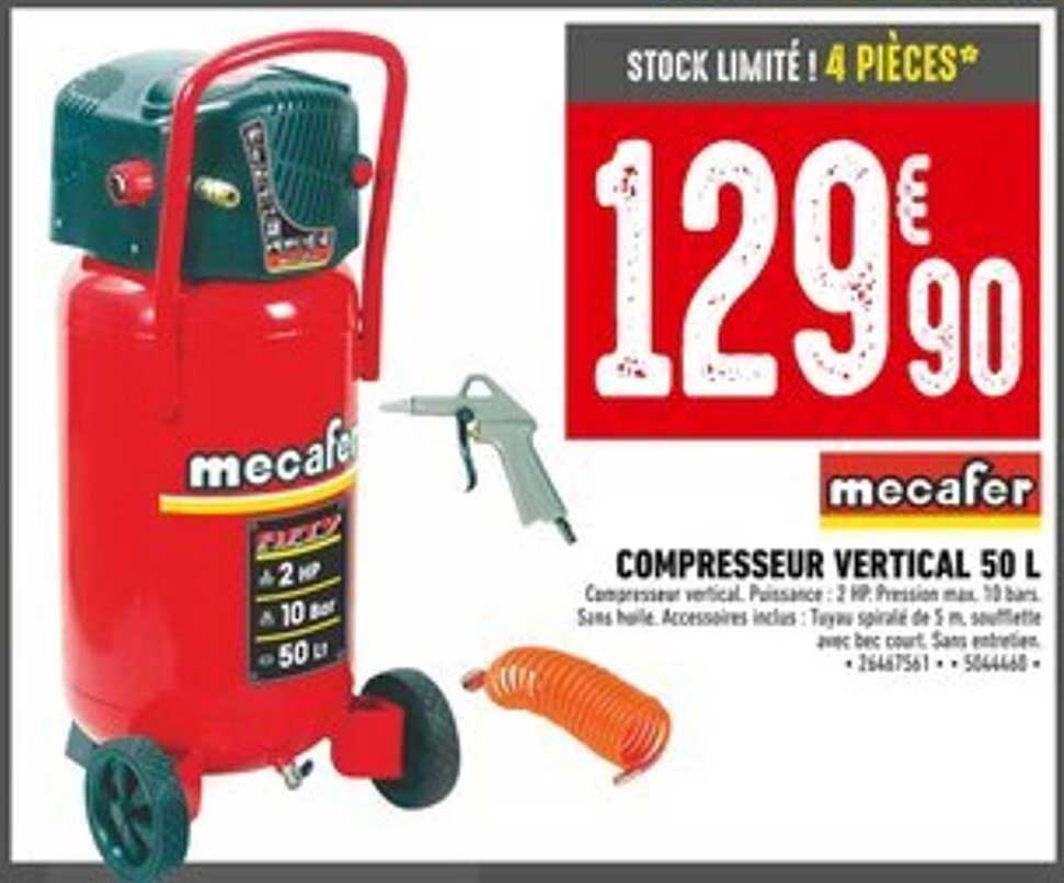 COMPRESSEUR VERTICAL 50 L