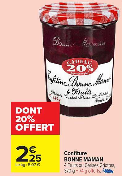 Confiture BONNE MAMAN