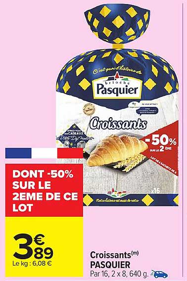 Croissants(m) PASQUIER