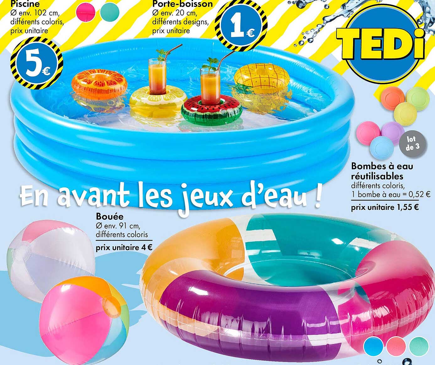En avant les jeux d’eau !