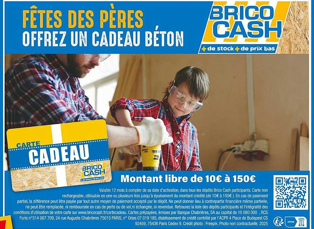 FÊTES DES PÈRES OFFREZ UN CADEAU BÉTON