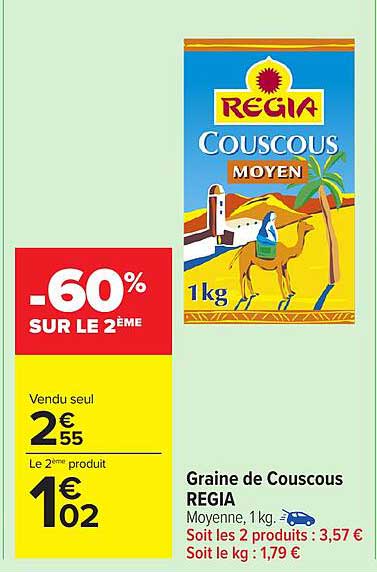 Graine de Couscous REGIA