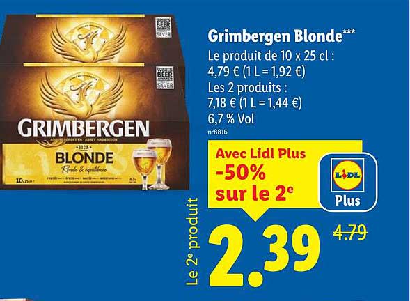 Grimbergen Blonde***