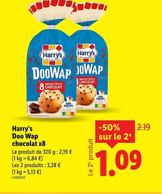 Harry's Doo Wap chocolat x8