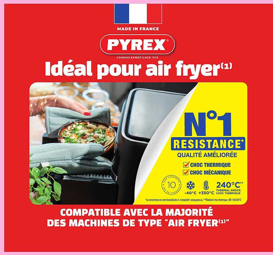 Idéal pour air fryer
