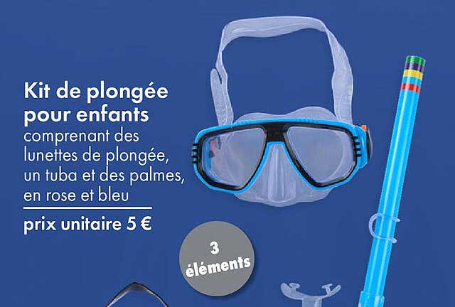 Kit de plongée pour enfants