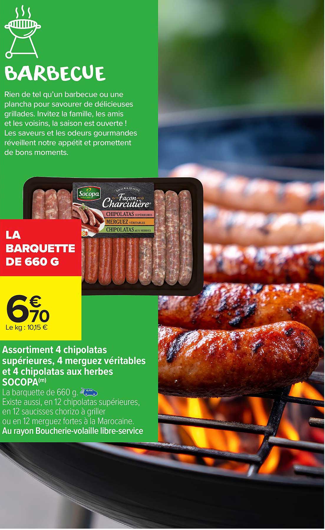 LA BARQUETTE DE 660 G