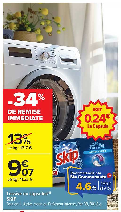 Lessive en capsules(d) SKIP
