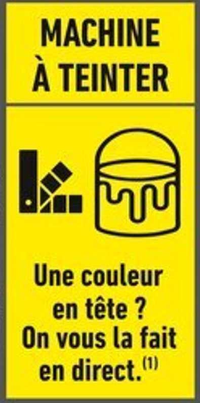 MACHINE À TEINTER