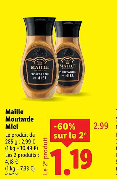 Maille Moutarde Miel