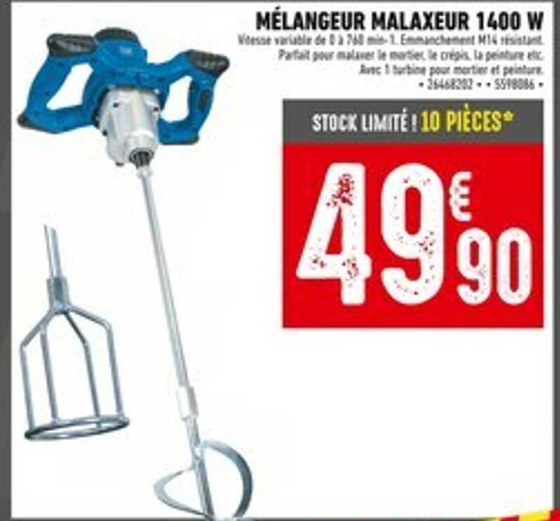 MÉLANGEUR MALAXEUR 1400 W
