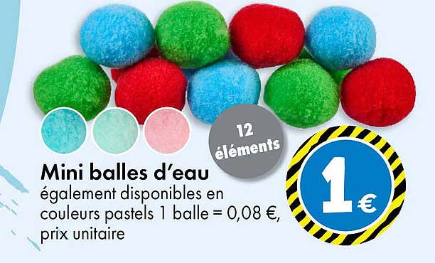 Mini balles d’eau