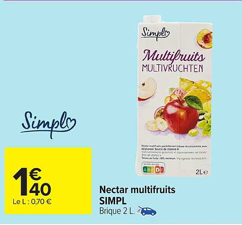 Nectar multifruits SIMPL