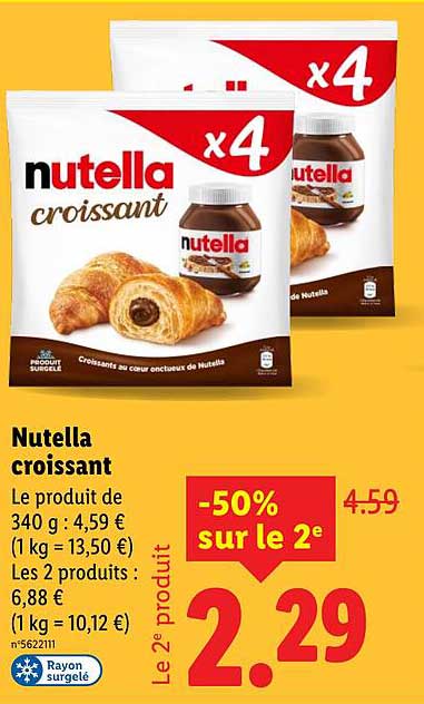 Nutella croissant