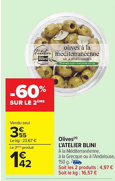 Olives à la méditerranéenne