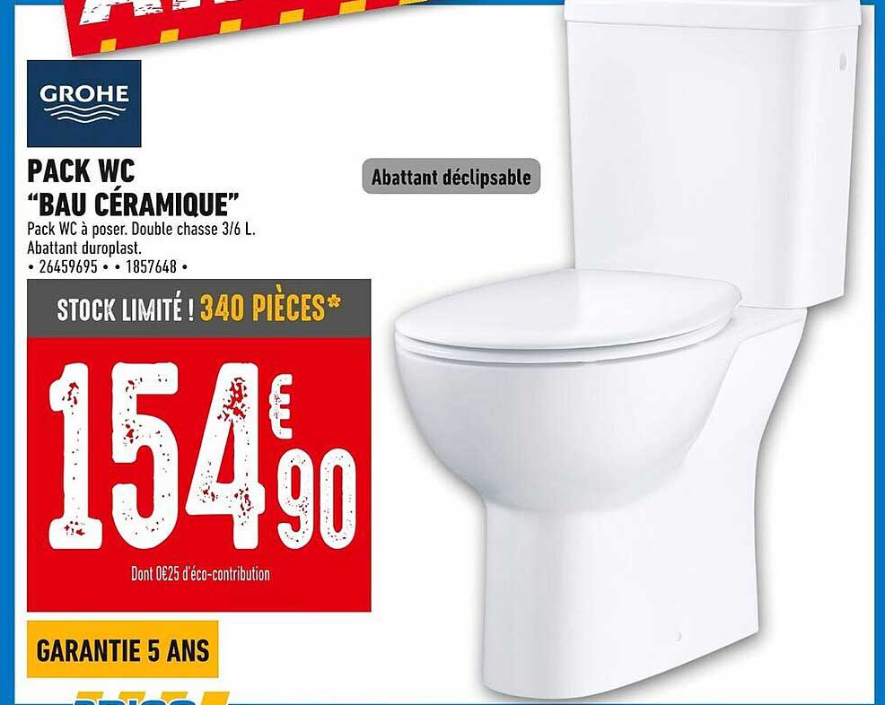 PACK WC "BAU CÉRAMIQUE"