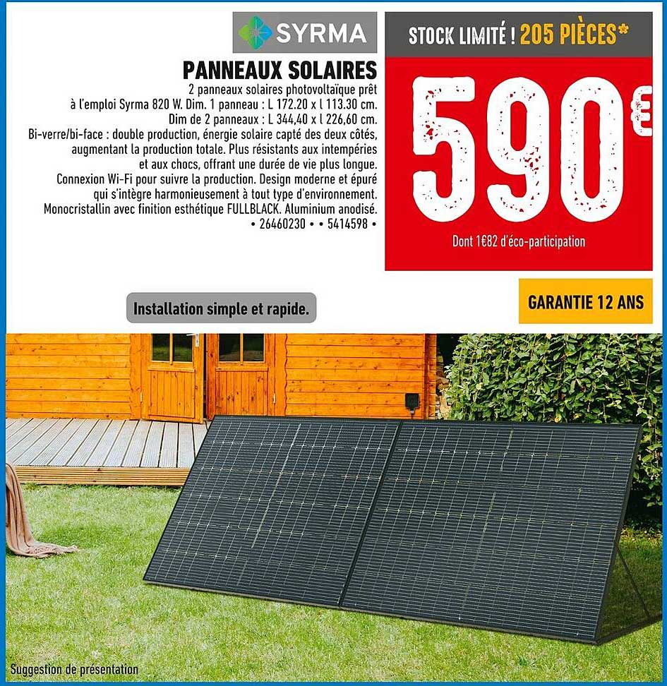 PANNEAUX SOLAIRES