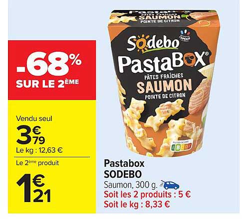 Pastabox SODEBO Saumon