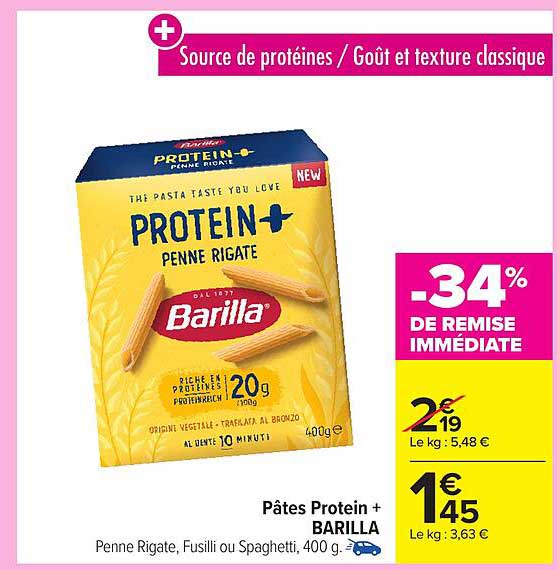 Pâtes Protein + BARILLA