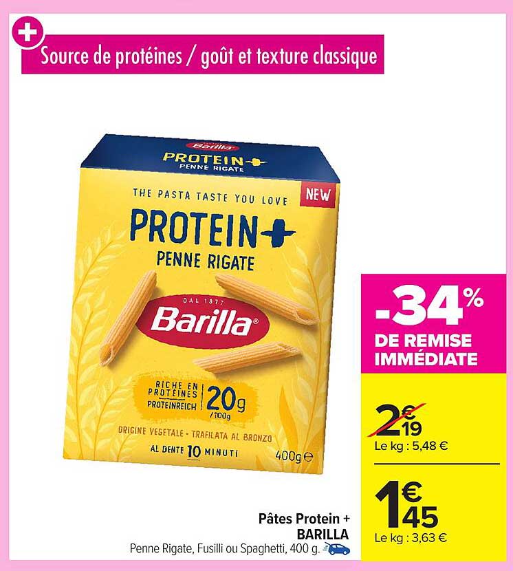 Pâtes Protein + BARILLA