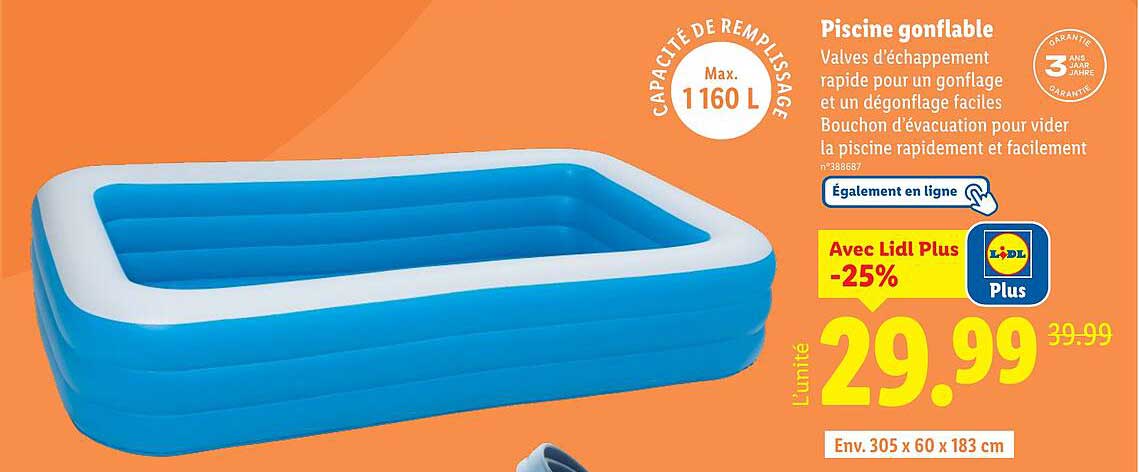 Piscine gonflable