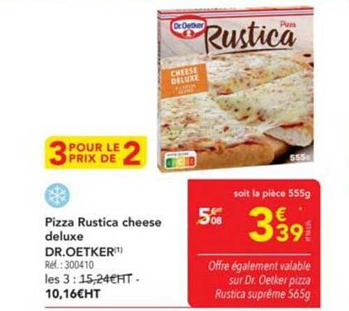 Pizza Rustica cheese deluxe