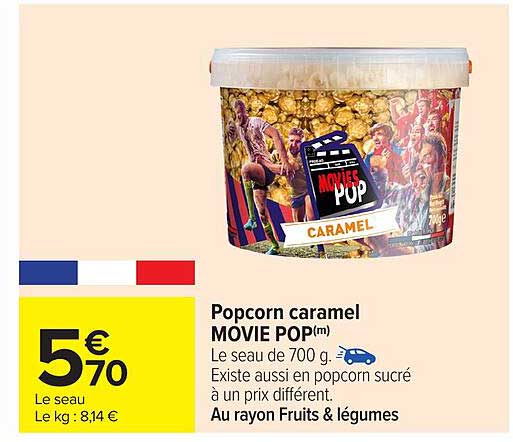 Popcorn caramel MOVIE POP(m)