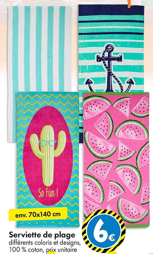 Serviette de plage