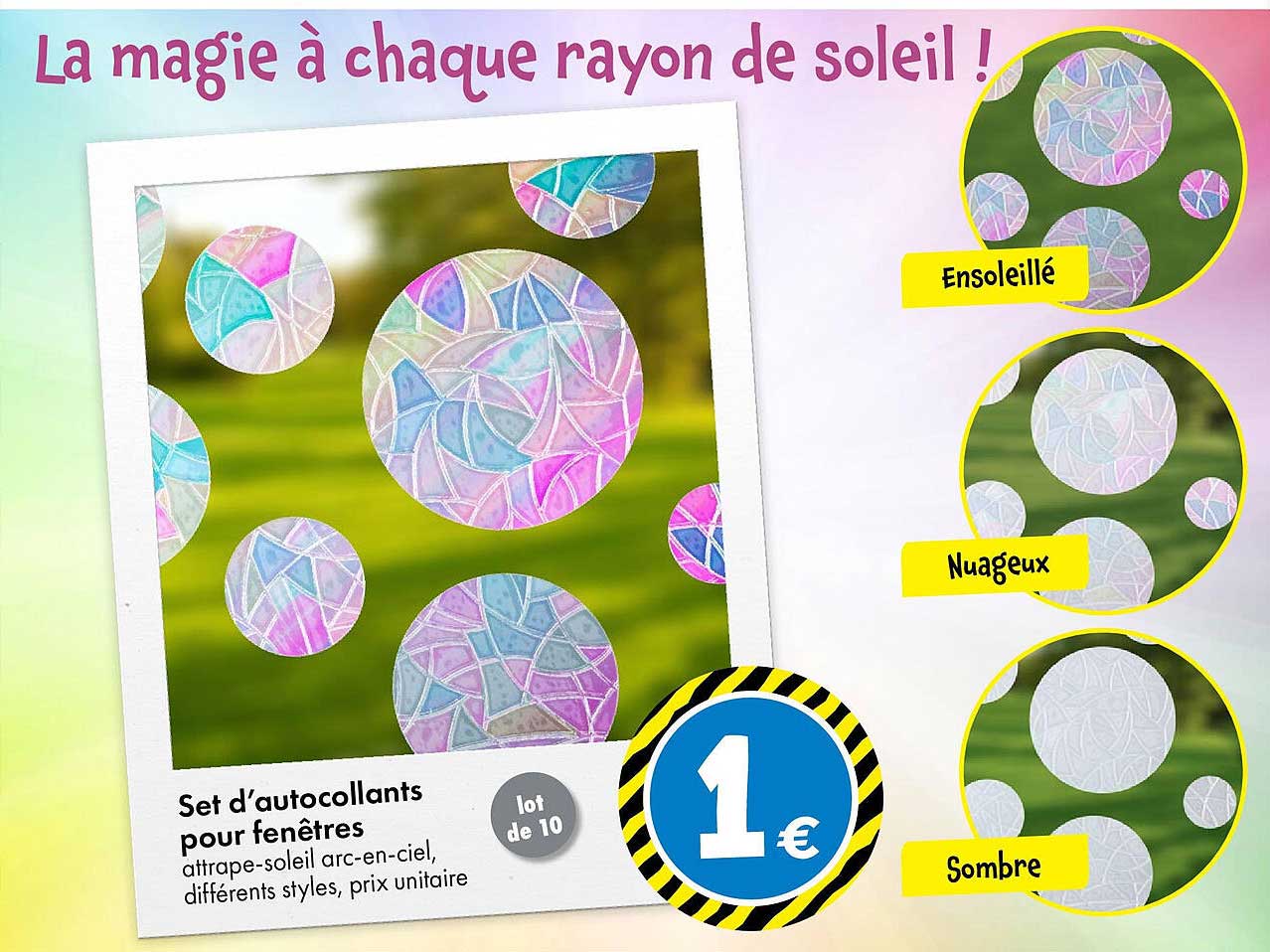 Set d’autocollants pour fenêtres