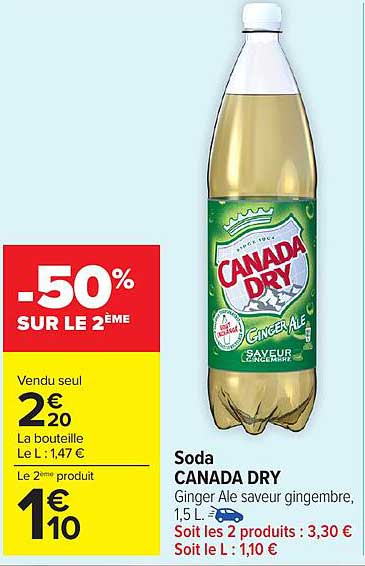 Soda CANADA DRY
