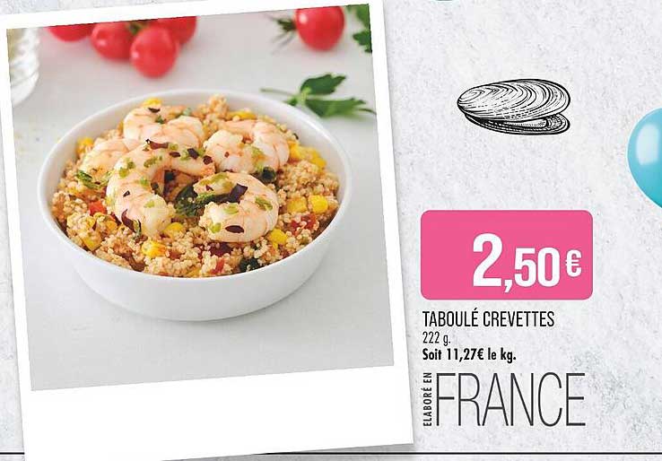 TABOULÉ CREVETTES