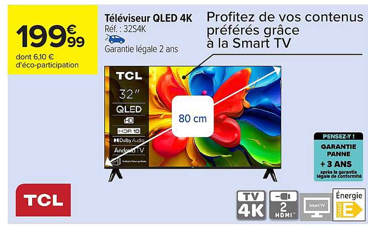 Téléviseur QLED 4K