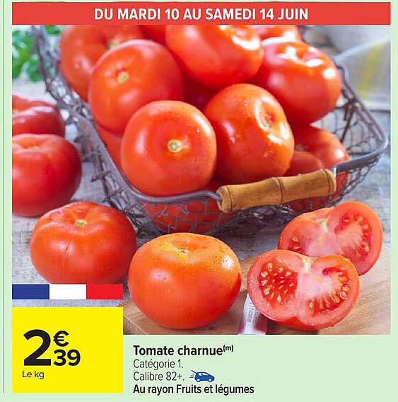 Tomate charnue(m)