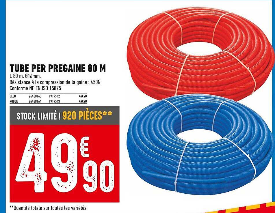 TUBE PER PREGAINE 80 M