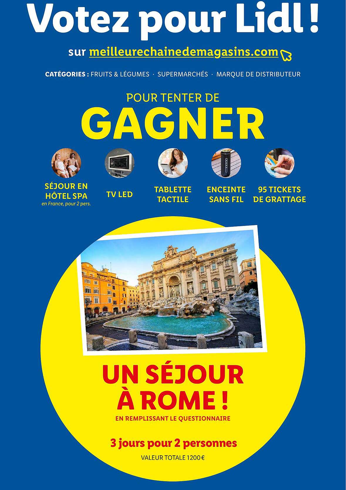 UN SÉJOUR À ROME !