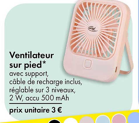 Ventilateur sur pied*