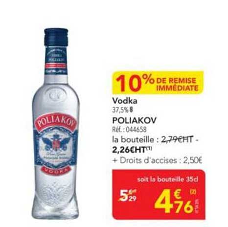 Vodka POLIAKOV 37,5%